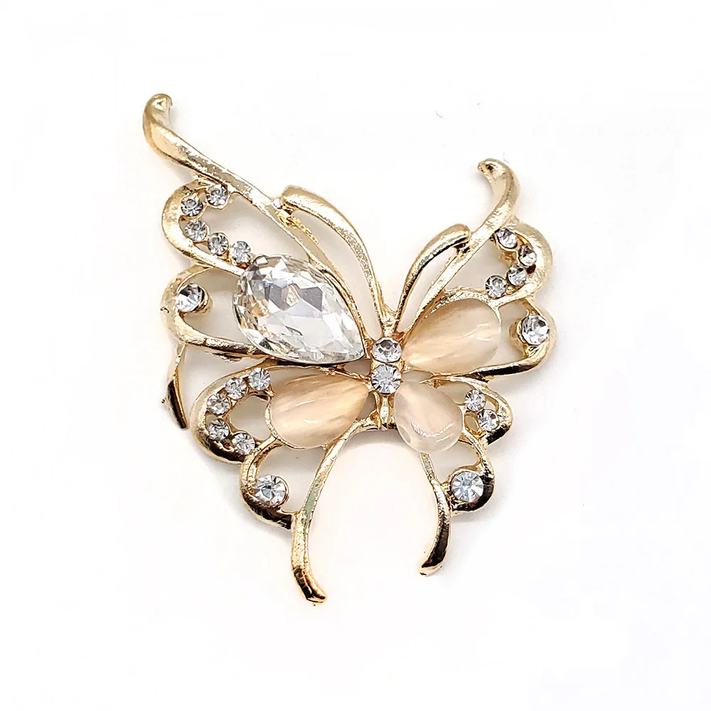 Shoe Charms Jewelry Flower Rhinestone Crystal Drill Hole Shoe Buckle Decorations Shoes Assessories Chain Girl Gift 1pcs