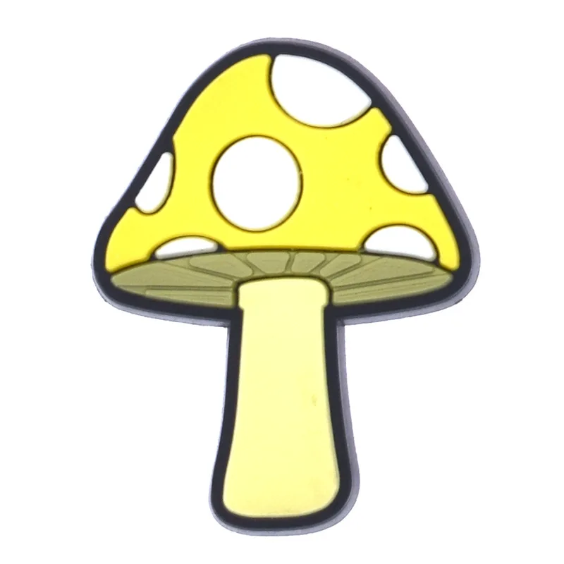 Mushroom Shoe Charms for Crocs Accessories Women Clogs Pins Men Badges Kids Jeans Boy Girls Decorations Buckle Shoes Accessories