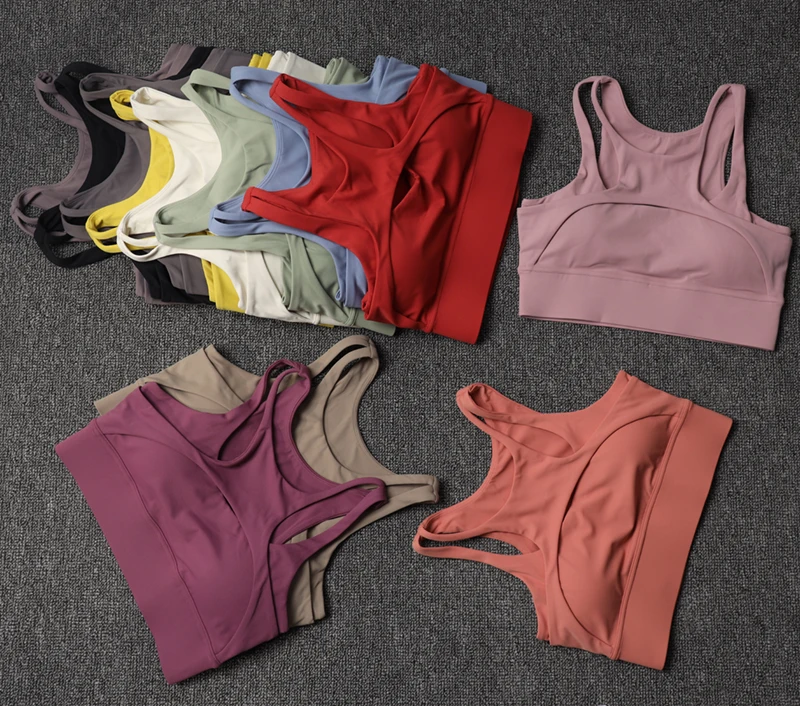 TRY TO BN Fitness Shorts Yoga Sports Bra Sets Women's Tracksuit Sportswear Workout High Waisted Leggings Cycling Gym Suit Pocket