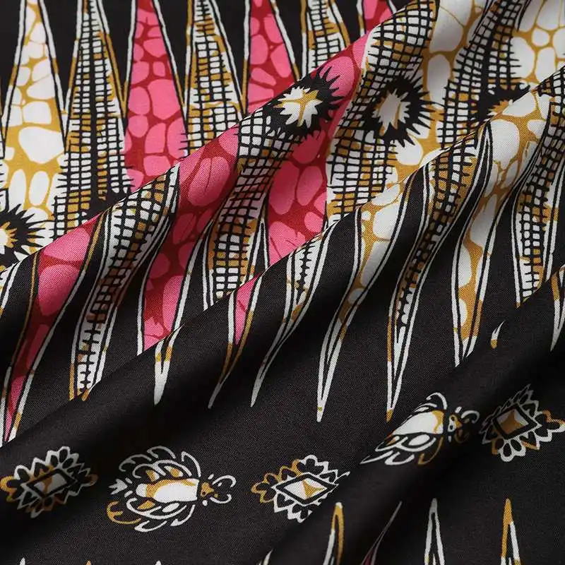 2024 VONDA Summer Women Bohemian Printed Blouses Vintage Shirts Tunic Tops Casual Half Sleeve Loose V-Neck Oversize Blusas Femme