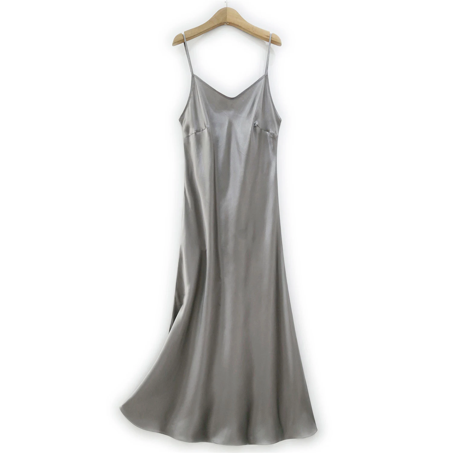 BirdTree, 17MM 100% Silk Elegant OL Dresses, Women Spaghetti Strap Color, Simplicity Vacation Party Dress, 2024 Summer D44156QM