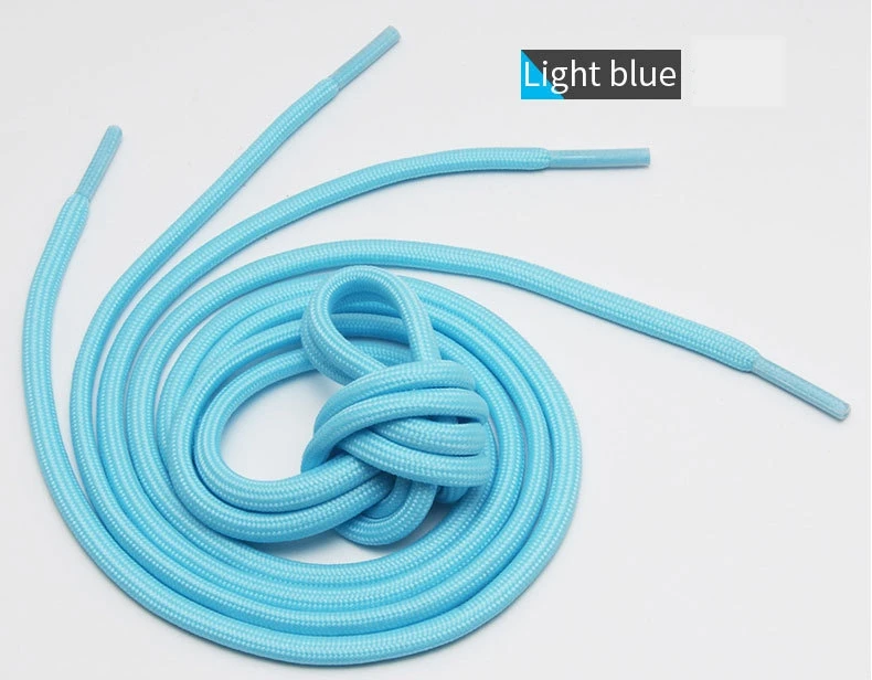 1pair Luminous Shoelaces Round Sports Canvas Shoe Lace Woman Man Glow in The Dark Night Color Glowing Laces Fluorescent Shoelace