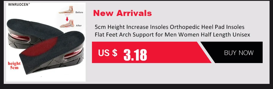 EVA Spring silicone Insole Orthotic Arch Support Sport Non-slip Shock-Absorbantin Breathable Deodorant Cushion Insoles Sole Pads
