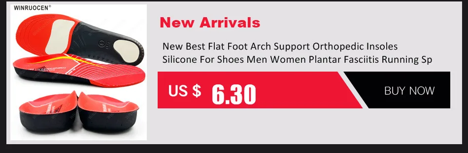 EVA Spring silicone Insole Orthotic Arch Support Sport Non-slip Shock-Absorbantin Breathable Deodorant Cushion Insoles Sole Pads