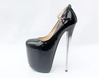 Crossdresser Shoes Woman Zapatos Mujer Plataforms Pumps Fashion Show Ladies 19cm Thin Heels Wedding Party Ankle Strap Stilettos