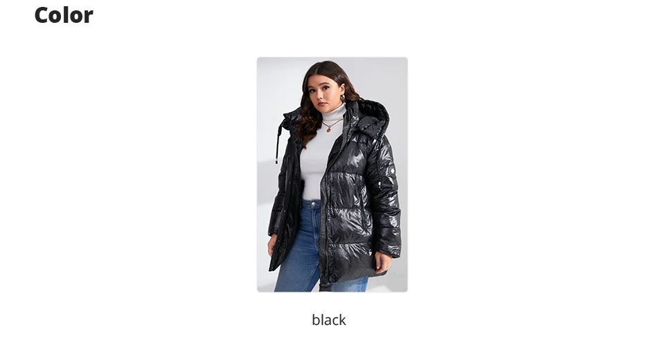 GASMAN 2023 Fashion Warm Coats Woman Winter Down Jackets Women Applique Hooded Plus Size Brand High Quality Parkas Female 82268