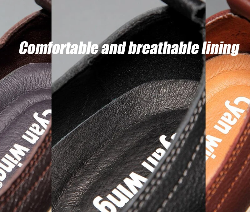 ZFTL Men Loafers genuine leather Lazy shoes man casaul slip-on shoes male leisure Non-slip shoes man loafers boat shoes 2025