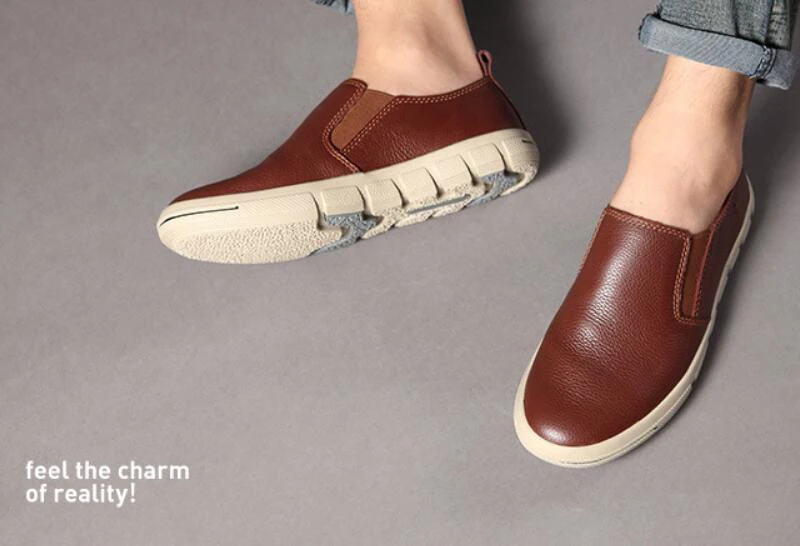 ZFTL Men Loafers genuine leather Lazy shoes man casaul slip-on shoes male leisure Non-slip shoes man loafers boat shoes 2025