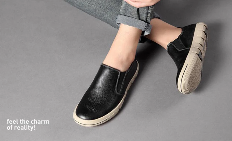 ZFTL Men Loafers genuine leather Lazy shoes man casaul slip-on shoes male leisure Non-slip shoes man loafers boat shoes 2025