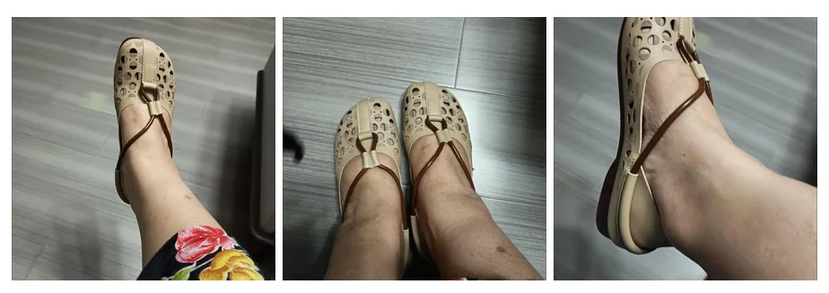 Designer Elegant Woman Flat Ballet Shoes Ladies Hollow Out Summer Flats Women's Mary Jane Shoes Vintage Loafers Cut Out Moccasin