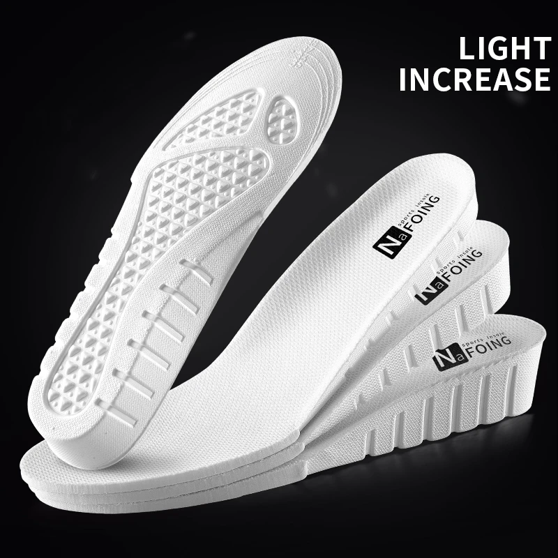 2026 Invisiable Height Increase Insoles for Feet Breathable Elevator Height Increase Templates Insoles for Women Men Shoes Pads