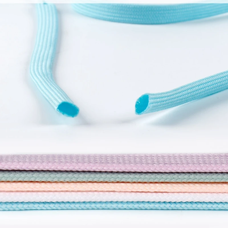 1 Pair Sneakers Shoelaces Shoes Accessories Laces for Shoes Unisex Flat Shoe Lace Classic Shoelace Solid Color Shoe Strings