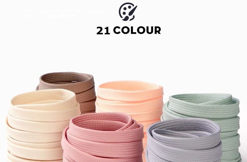 1 Pair Sneakers Shoelaces Shoes Accessories Laces for Shoes Unisex Flat Shoe Lace Classic Shoelace Solid Color Shoe Strings