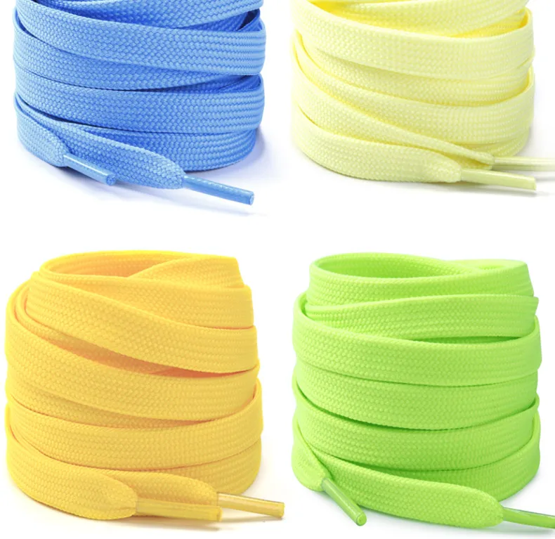 1 Pair Sneakers Shoelaces Shoes Accessories Laces for Shoes Unisex Flat Shoe Lace Classic Shoelace Solid Color Shoe Strings