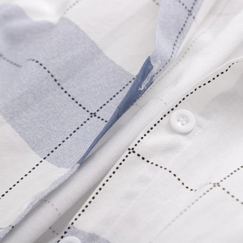 Jmprs Japan Preppy Style Women Shirts Fashion Bow Lace Up Student Hooded Top Plaid Blue White Female Elegant blouse