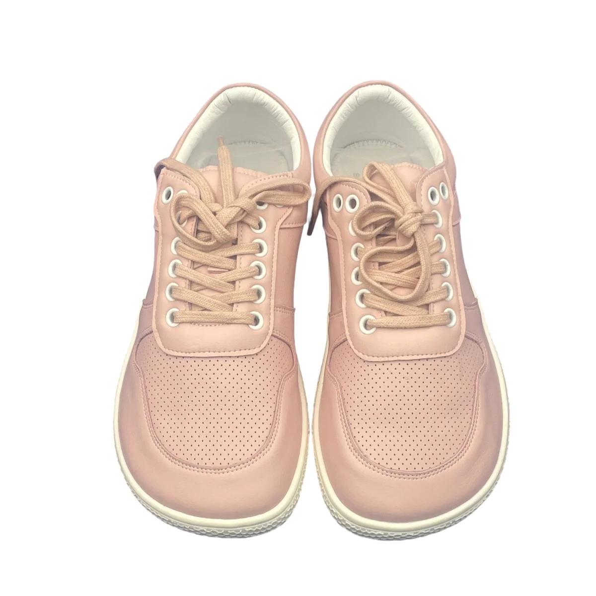 Tipsietoes 2025 Barefoot Genuine Leather Sneaker For Women Men Flat Soft Zero Drop Sole Wider Toe Box Flexible Light Weight