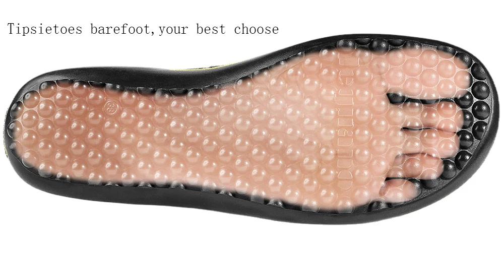 Tipsietoes 2025 Barefoot Genuine Leather Sneaker For Women Men Flat Soft Zero Drop Sole Wider Toe Box Flexible Light Weight