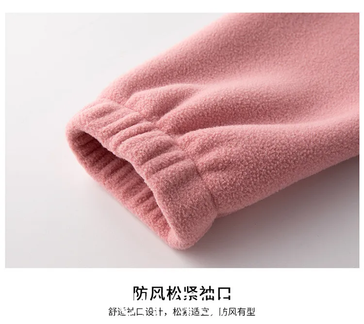 New Couture Tracksuit Women Polar Fleece Hoodies Female Korean Zip Loose Autumn Winter Sweatshirt Women Coat Couple Clothes 2317