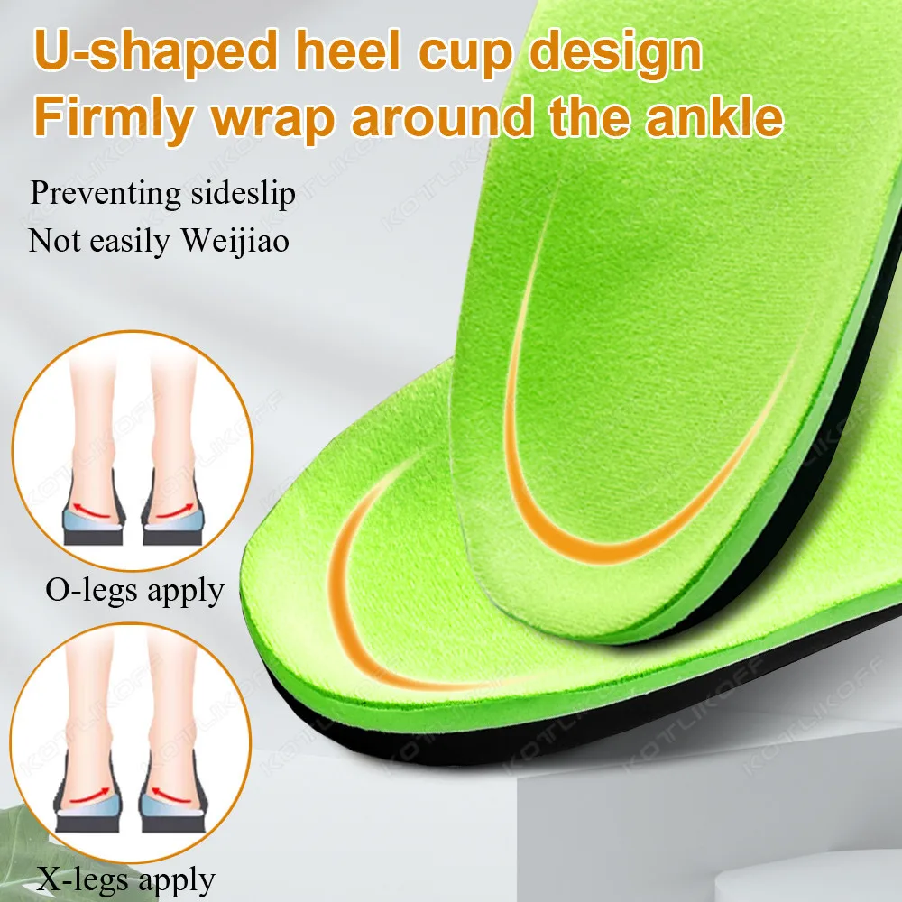 High Arch Support Insoles Orthopedic Shoes Sole Insoles For Feet Hard Arch Support Sports Shoes Insert Increase Size EU35-48