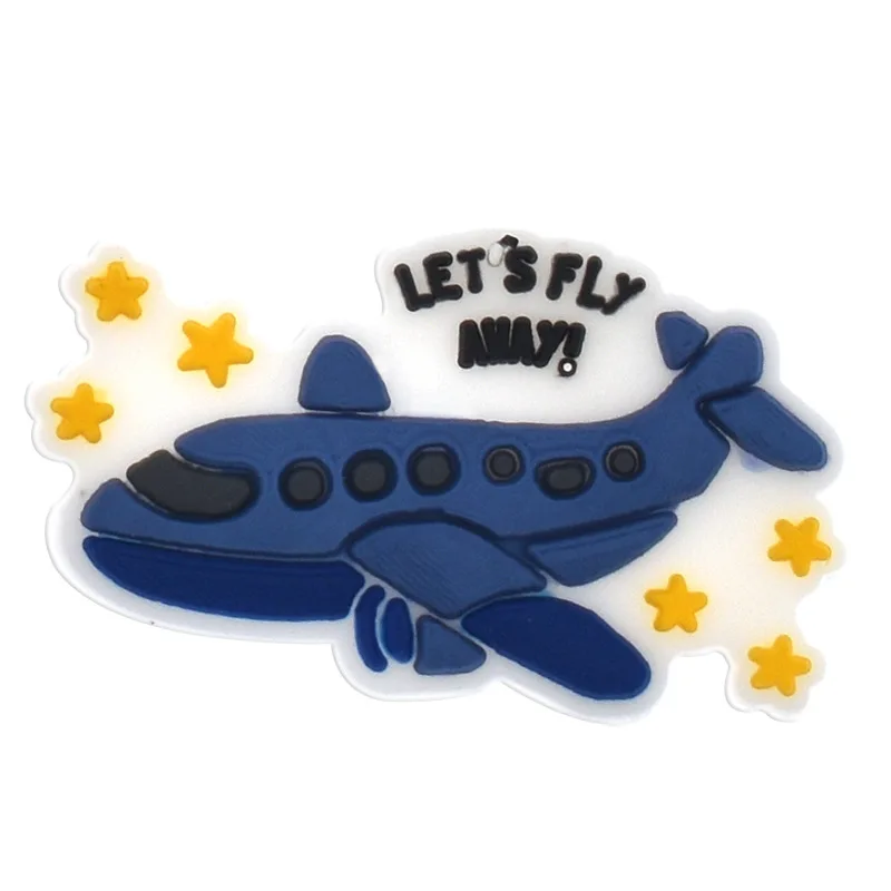 Shoe Charms for Crocs Accessories Plane Aircraft Badge Women Clogs Buckle Kids Pins Men Decoration Jeans Kids Shoes Accessories