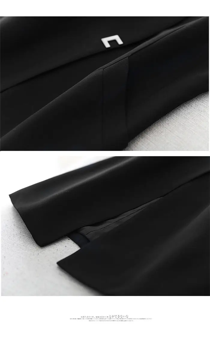 2024 Women's Casual Black Vest Women Clothing Spring Autumn Sleeveless Blazer Jacket Medium And Long Slim Female Waistcoat