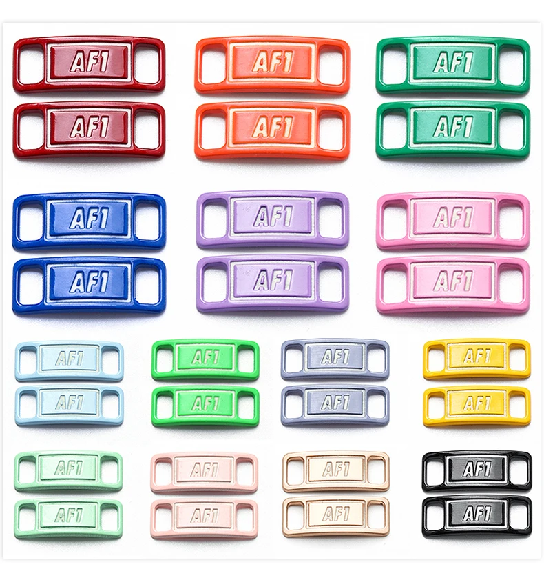 Luminous Shoelaces Buckle Glowing Metal Lock for Shoelace DIY Lace Shoe Footwear Decoration Sneaker Decorations Accessories