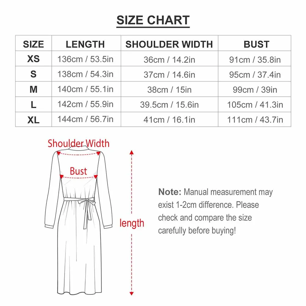 Rubber Ducks Print Dress Long-Sleeve Kawaii Animal Trendy Maxi Dress High Waist Korean Fashion Boho Beach Long Dresses Gift Idea