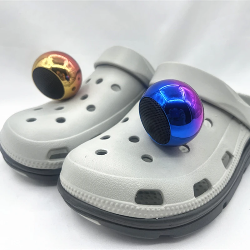 Funny Mini BT Speaker  for Crocs Comedy Accessories Release Your Toes Friends Gift