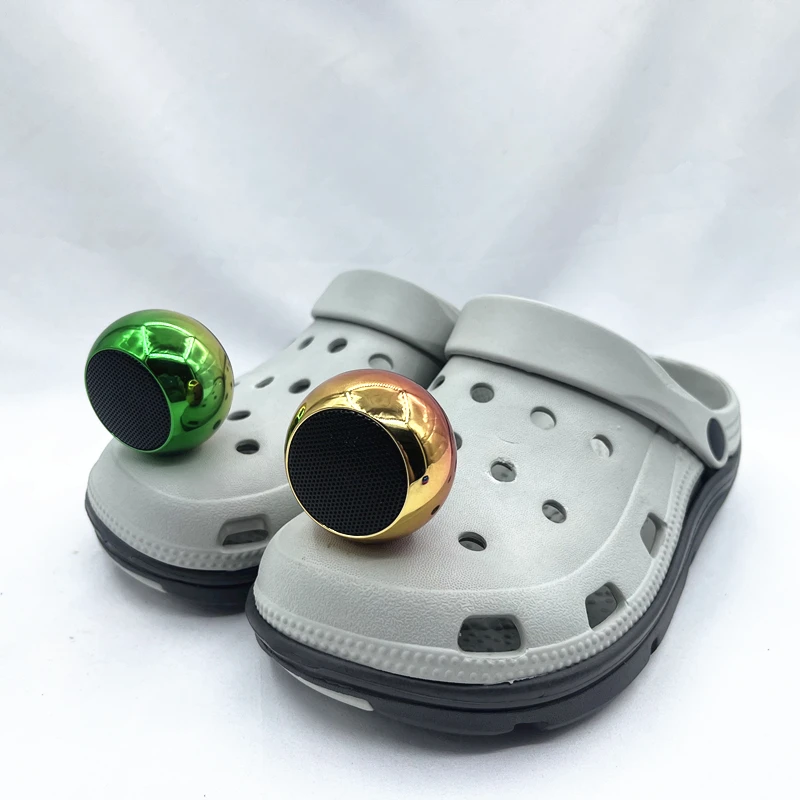 Funny Mini BT Speaker  for Crocs Comedy Accessories Release Your Toes Friends Gift
