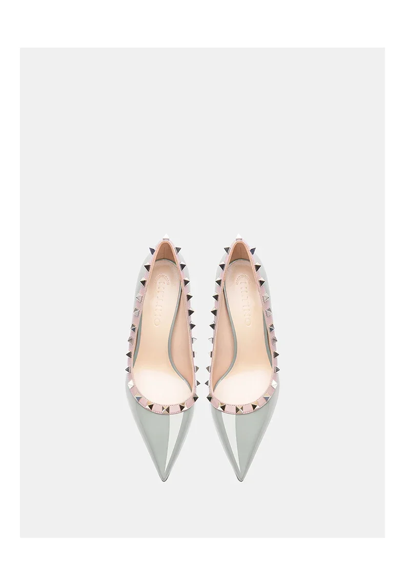 luxury women's shoes 2026 Brand Shoes For Woman Pumps Genuine Leather Willow Nail Fashion Stilettos Party Evening Dress shoes