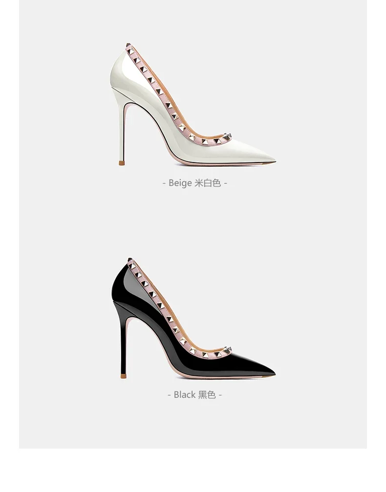 luxury women's shoes 2026 Brand Shoes For Woman Pumps Genuine Leather Willow Nail Fashion Stilettos Party Evening Dress shoes