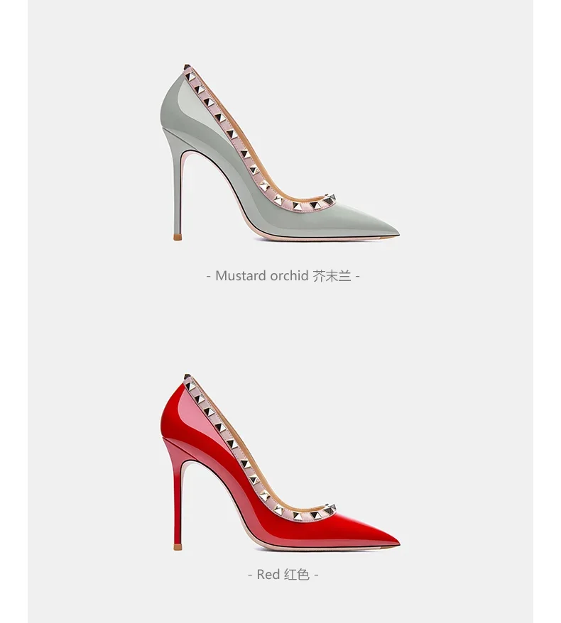 luxury women's shoes 2026 Brand Shoes For Woman Pumps Genuine Leather Willow Nail Fashion Stilettos Party Evening Dress shoes