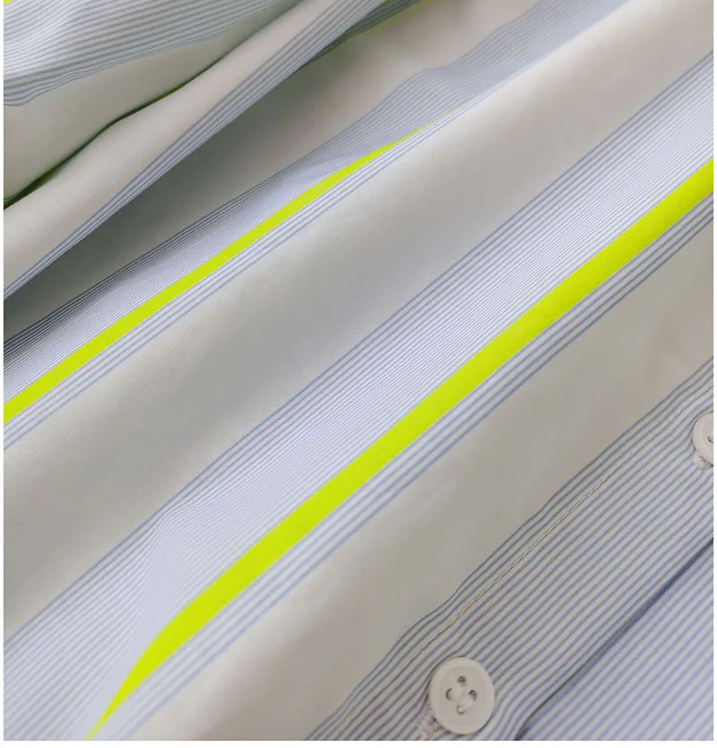 BirdTree,16MM 27.7% Real Silk Elegant Shirt, Women Striped Long Sleeve,OL Fashion Casual Blouses, 2026 Spring New T44985QM