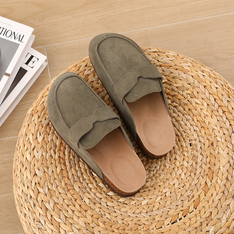 Smile Pop Mules Clogs For Women Summer Fashion Comfortable Women Slippers Outdoor Non-slip Women Shoes Breathable Soft Sandals