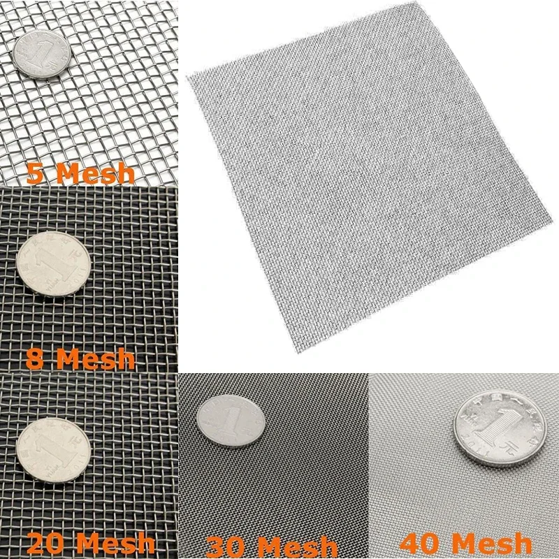 1 Pcs 4/8/20/30/60/100/120/200/300/400/500 Mesh Optional Stainlessy Steel Micron Filter Sub-Plate Screening Food Filter