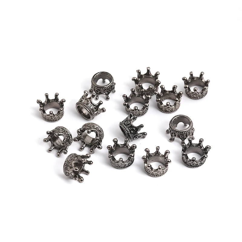 Fashion style 32 pcs/lot Crown charms Jewelry Making DIY handmade Earrings necklace bracelet Crafts 7*10*10mm