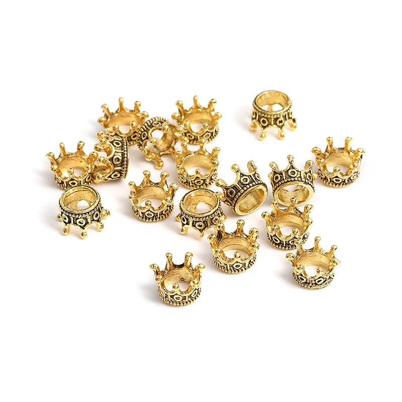 Fashion style 32 pcs/lot Crown charms Jewelry Making DIY handmade Earrings necklace bracelet Crafts 7*10*10mm