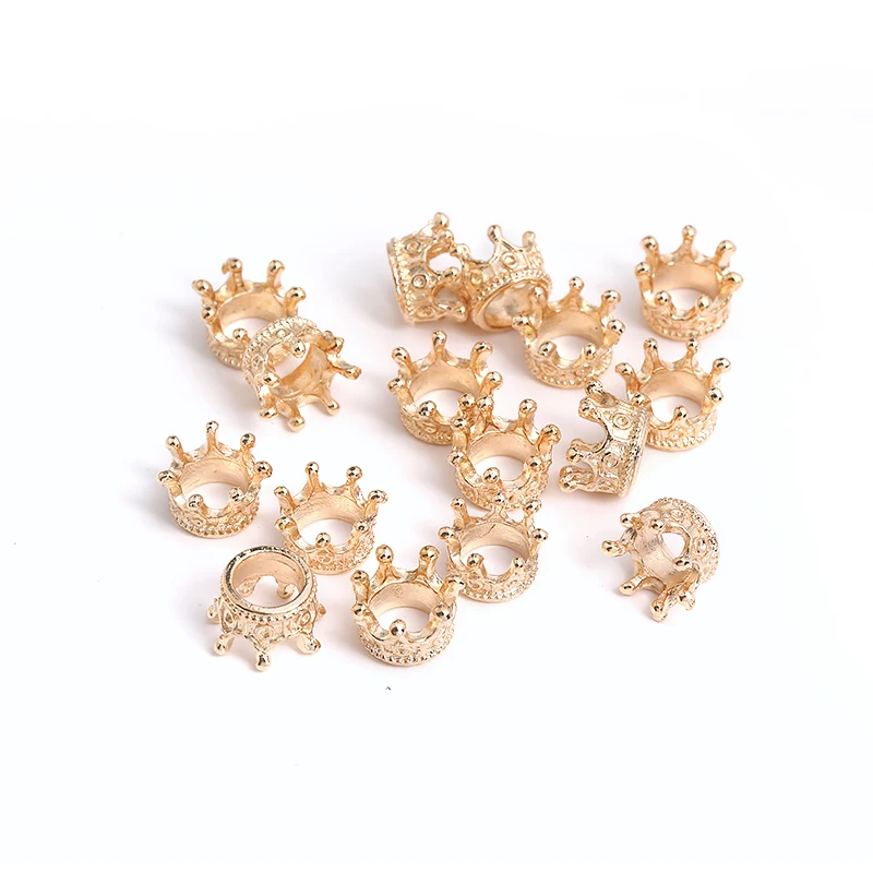 Fashion style 32 pcs/lot Crown charms Jewelry Making DIY handmade Earrings necklace bracelet Crafts 7*10*10mm