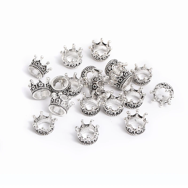 Fashion style 32 pcs/lot Crown charms Jewelry Making DIY handmade Earrings necklace bracelet Crafts 7*10*10mm