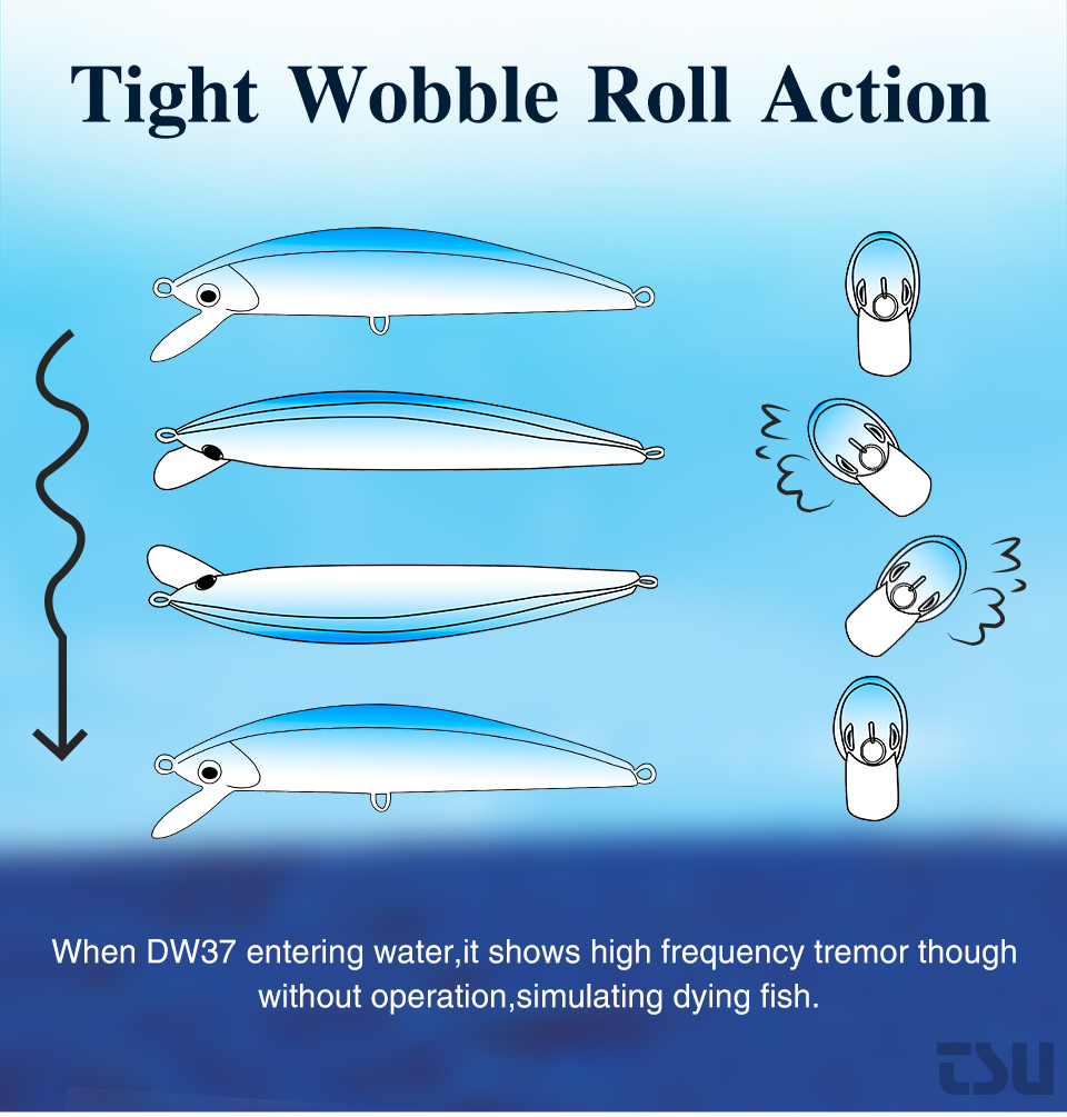 TSURINOYA 120S Sinking Minnow 12cm 40g DW37 Saltwater Hard Boat Fishing Lure Artificial Minnow Bait with Treble Hooks Wobblers