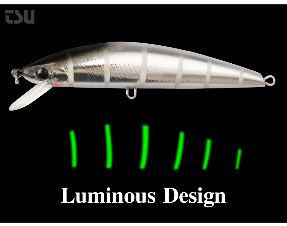 TSURINOYA 120S Sinking Minnow 12cm 40g DW37 Saltwater Hard Boat Fishing Lure Artificial Minnow Bait with Treble Hooks Wobblers