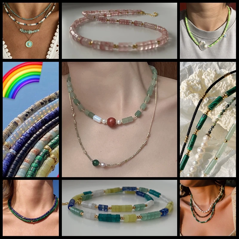 4x2mm Natural Flat Disc Round Stone Crystal Jades Spacer Beads Charm Jewelry Making Handmade Bracelet Necklace Earring Accessory