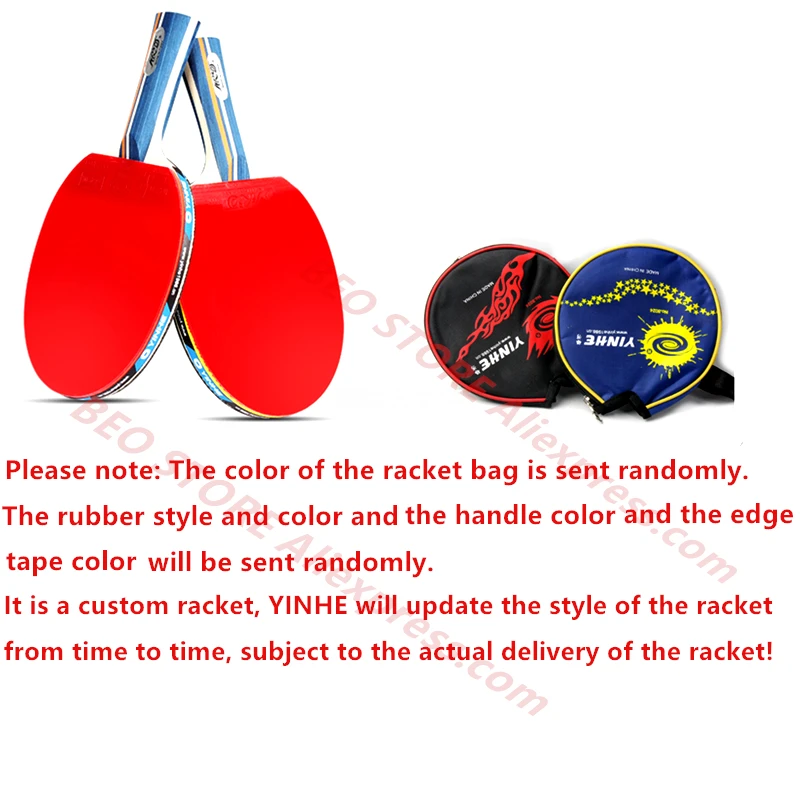 Yinhe Racket Training Pimples In Rubber Original Galaxy Table Tennis Rackets Ping Pong Bat Paddle