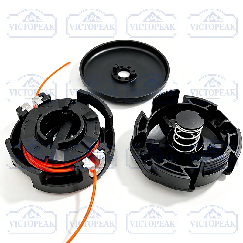 M10*1.25 Trimmer Head Easily Install Rotate Line for Brush Cutter Head Universal Brushhead