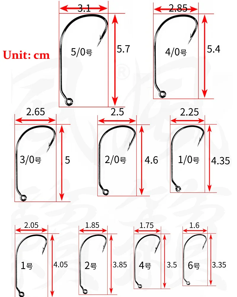 50pc/ Fishing Hook Set Carbon Steel Wide Crank Hook Offset Fishhook for Soft Worm Lure Barbed Hook carp Fishing Hooks Tackle