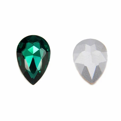 Glass Crystal 10x14 13x18 Nice Colors Waterdrop Water Drop Teardrop Shape Glue on Rhinestone Beads Handicraft Photo Frame DIY