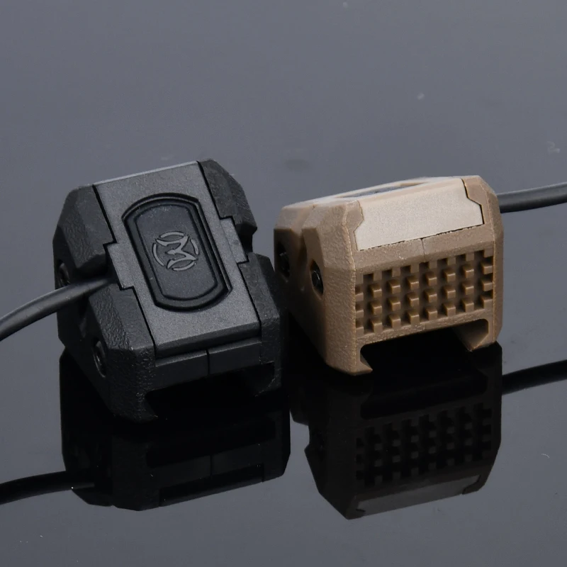 Tactical Button Remote Pressure Switch For M300 M600 WADSN Flashlight WeaponLight PEQ15 DBAL CQBL NGAL Fit Keymod Picatinny Rail