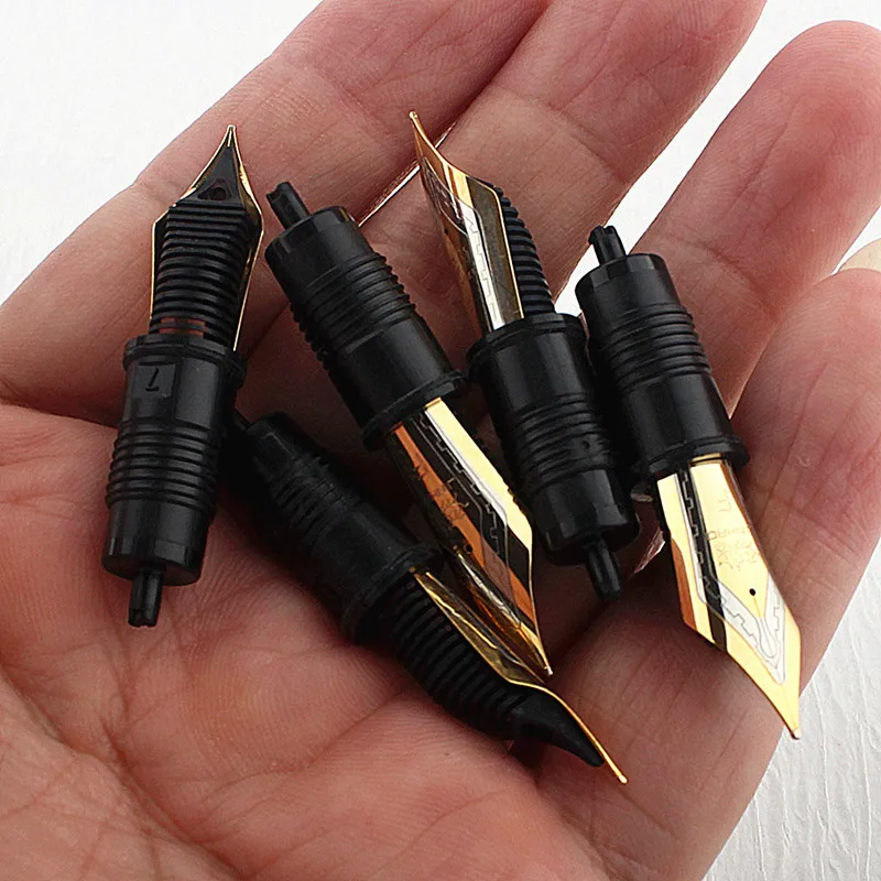 Jinhao X159 / 9019 Fountain Pen Nib #8 Replaced Nib Golden Extra Fine, Fine, Medium Nib Size