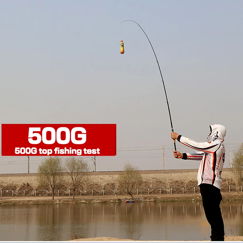 Telescopic Lure Fishing Rod 1.8M 2.1M 2.4M 3.0M Carbon Fiber Spinning Casting Ultralight Portable Travel Pole Tackle