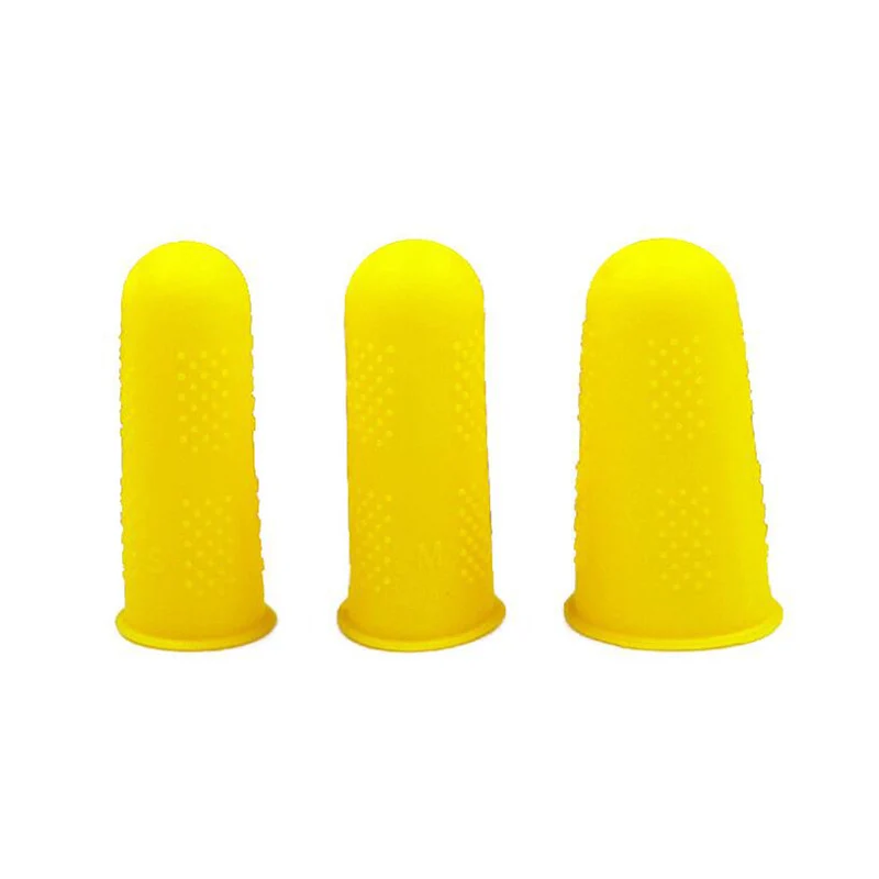 Silicone Finger Protector Sleeve Cover Anti-cut Heat Resistant Finger Sleeves Great Cooking Kitchen Tools